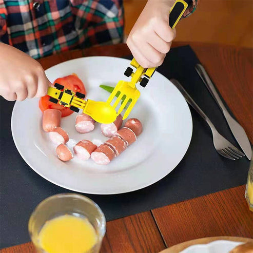 Creatively Kids Dining Tool Bulldozer