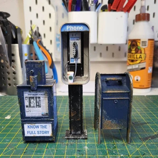 Miniature Retro | Mini retro Betaltelefon Nostalgi