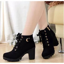 Luxury High-Heeled Ankle Boots