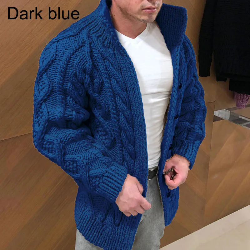 Men's Casual Knitted Cardigan