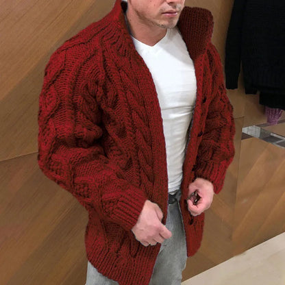 Men's Casual Knitted Cardigan