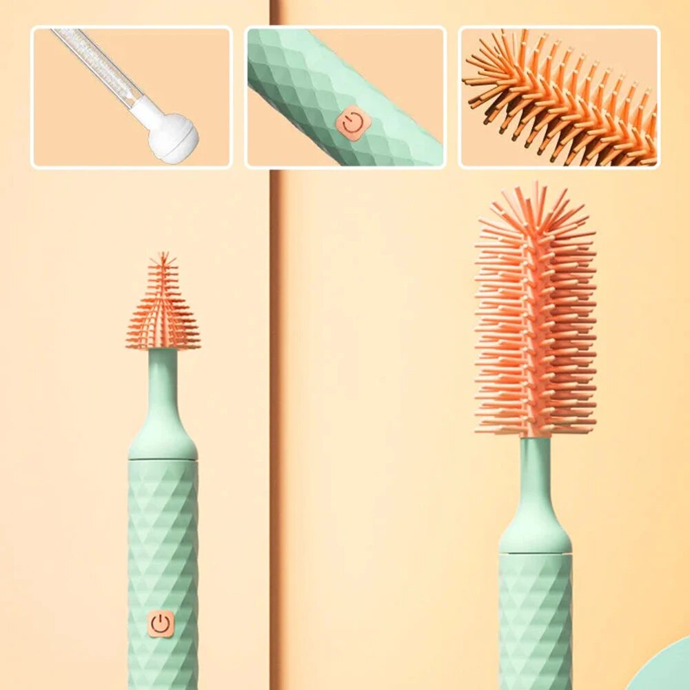 Electric Silicone Bottle Brush