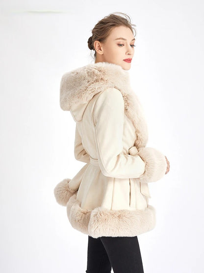 Luxurious Faux Fur Winter Coat