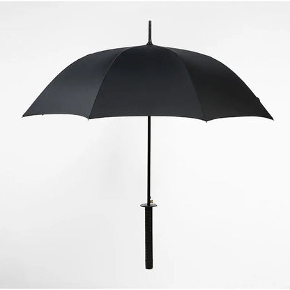 Black Japanese Katana Umbrella