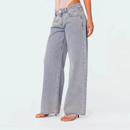 Lina | Trendiga jeans med rosettfickor