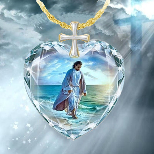 Jesus Heart Necklace