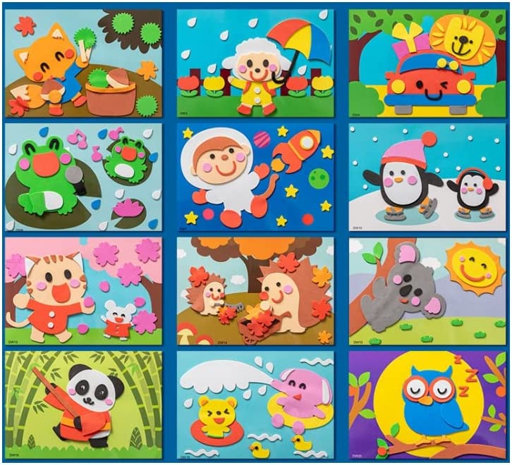 Kids' 3D Foam Sticker Puzzle