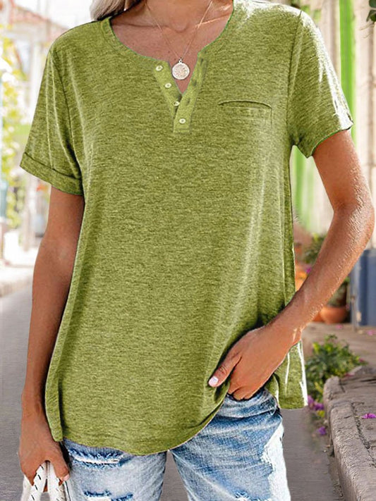Breathable Solid Color Shirt