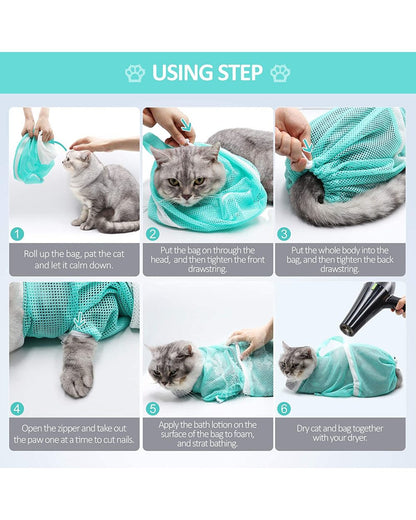 Cat Grooming Bath Bag